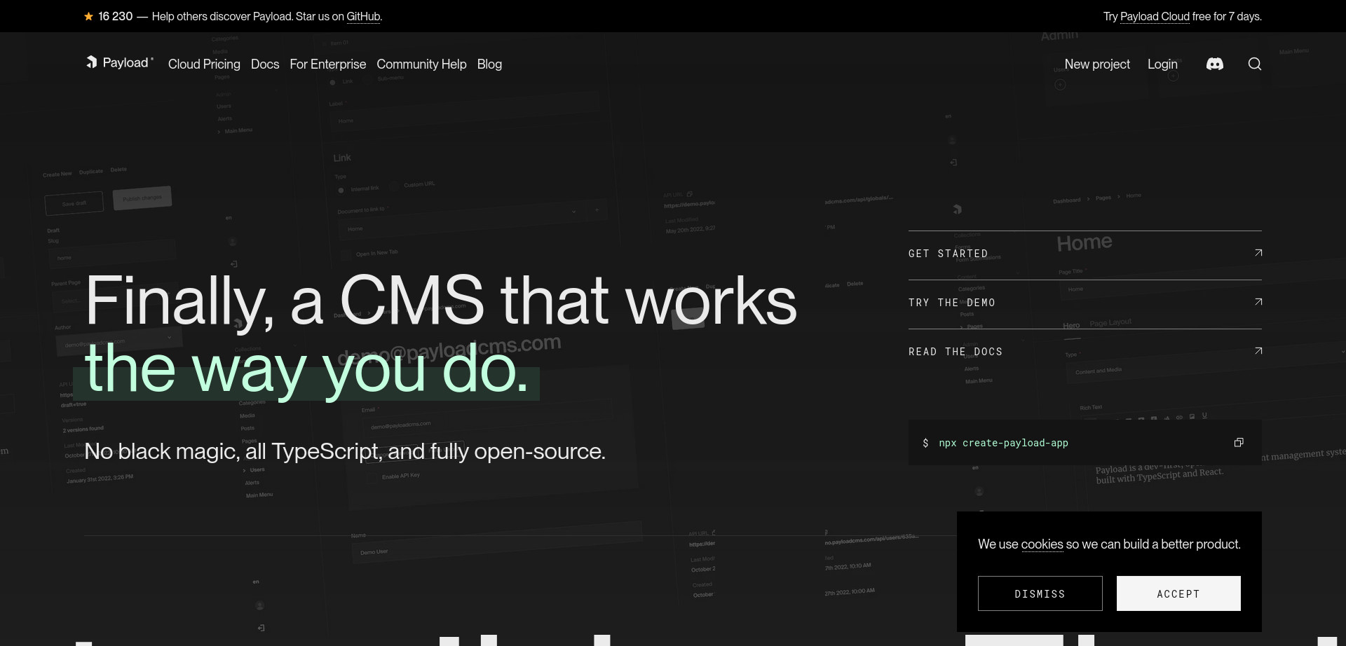 Install Payload CMS on Storm Internet